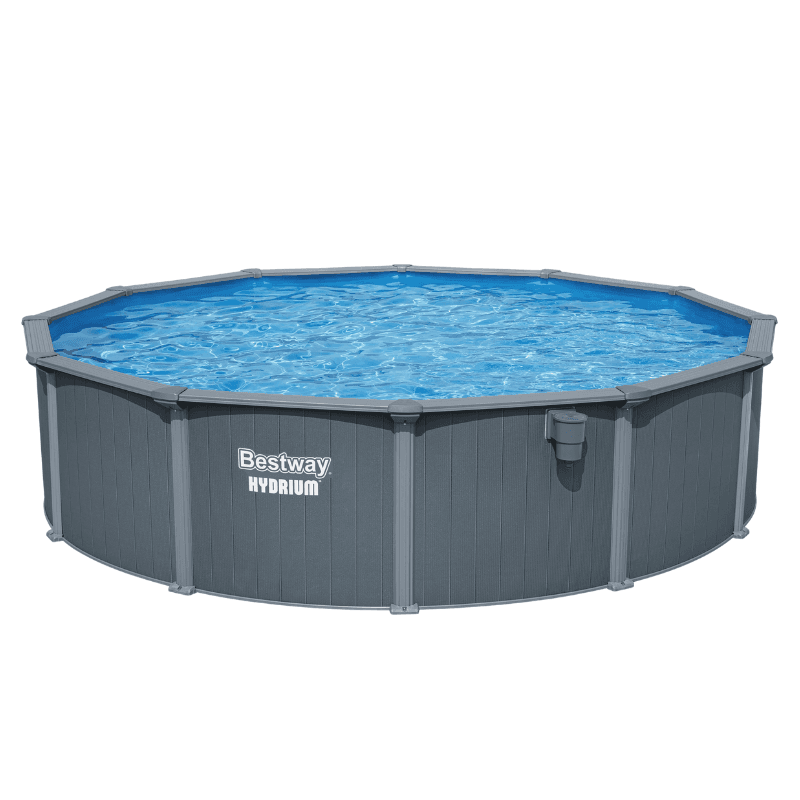 Piscine acier ronde Bestway Hydrium 549 x 132 cm gris foncé