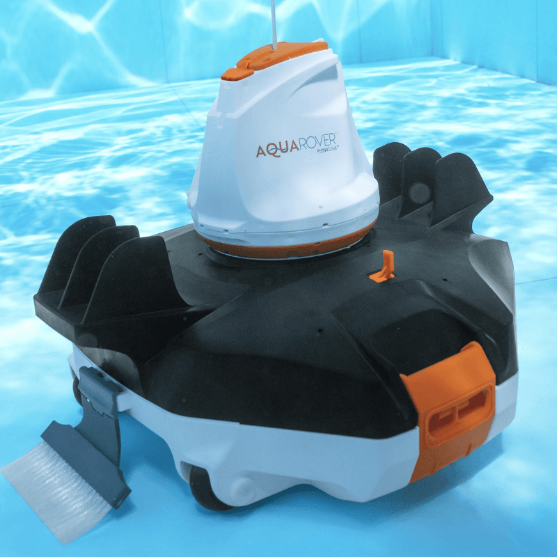 Robot piscine sans fil AquaRover nettoyage fond plat max 45m²