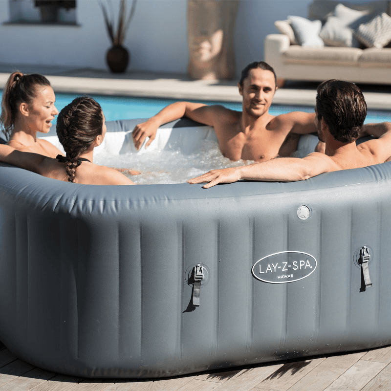 Spa gonflable carré Lay-Z-Spa Hawaii HydroJet Pro 4-6 personnes - miniature 2