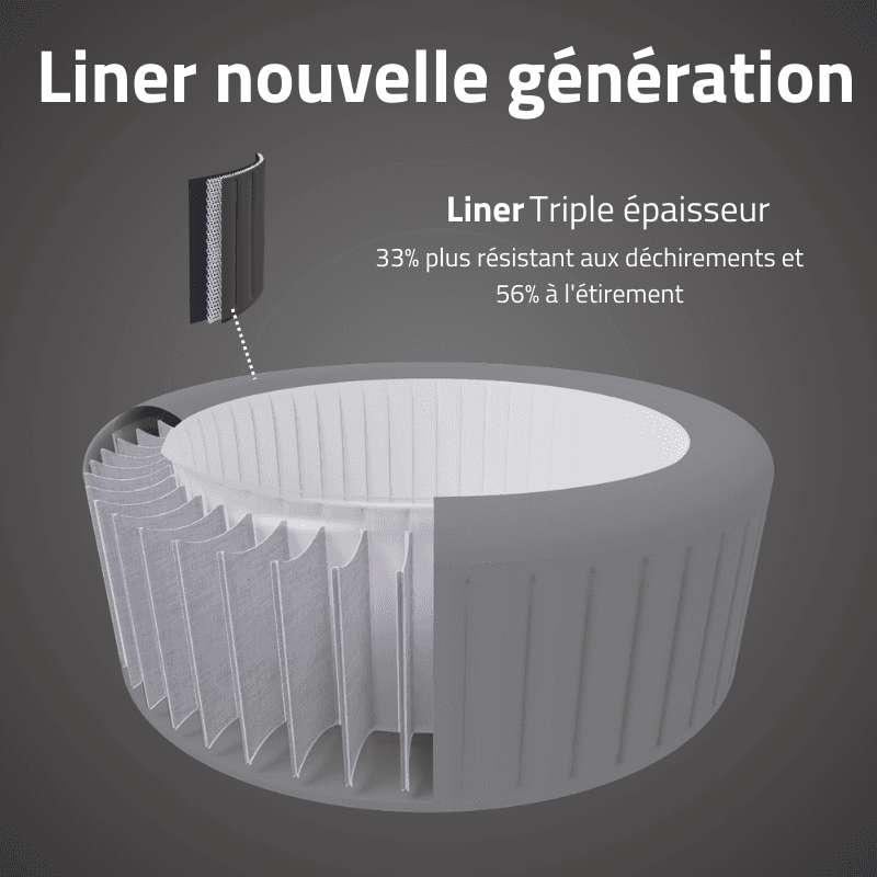 Spa gonflable carré Lay-Z-Spa Hawaii HydroJet Pro 4-6 personnes - miniature 4