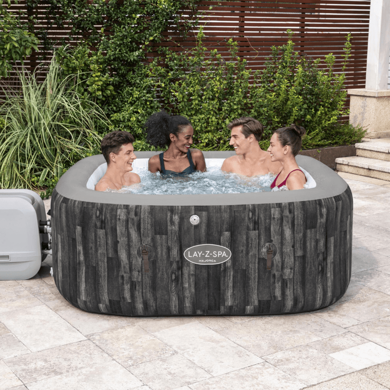 Spa gonflable carré Lay-Z-Spa Majorca HydroJet Pro 4-6 personnes - miniature 2