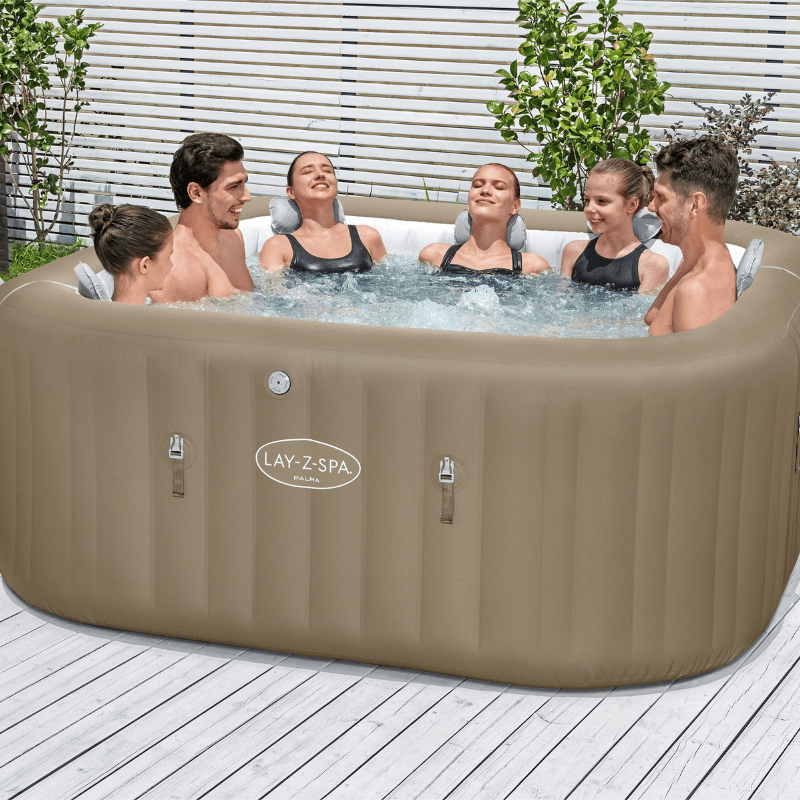 Spa gonflable carré Lay-Z-Spa Palma HydroJet Pro 5-7 personnes - miniature 2