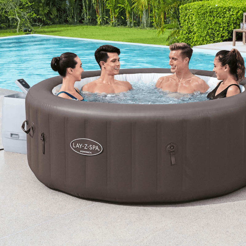 Spa gonflable rond Lay-Z-Spa Dominica Smart HydroJet WiFi 4-6 personnes - miniature 2