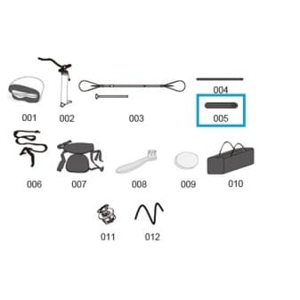 Mousse reposepieds pour paddle sup Hydro-Force Bestway avec fonction siege - miniature 2