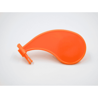 Frisbee ailette plaque pivotante orange