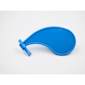 Frisbee tete pivotante bleue