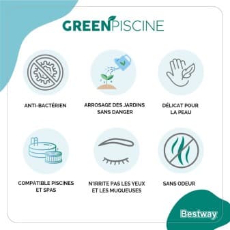 Produit de traitement greenpiscine 1 l 17790