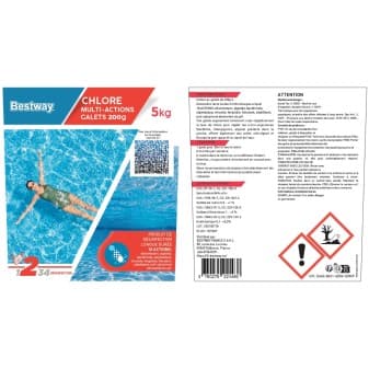 Chlore multiactions galets 200g seau de 5kg - miniature 3