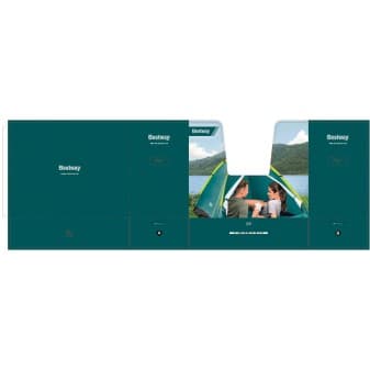 Tente de camping 3 places cooldome 3 Bestway 210 × 210 × 130 cm - miniature 2