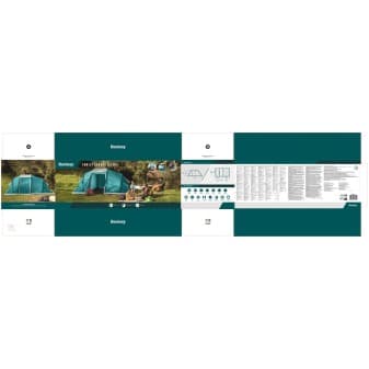 Tente de camping 6 places family ground 490 × 280 × 200 cm