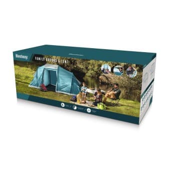 Tente de camping 6 places family ground 490 × 280 × 200 cm - miniature 3