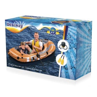 Bateau gonflable kondor 2000 2 rames gonfleur 188 × 98 × 30 cm - miniature 4