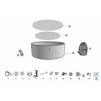 Adaptateur de valve de degonflage pour Lay-Z-Spa Bestway jusquen 2020 - miniature 5