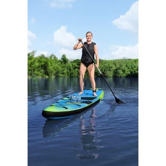 Paddle sup aqua excursion 381 × 79 × 15 cm pompe sac a dos leash pagaie