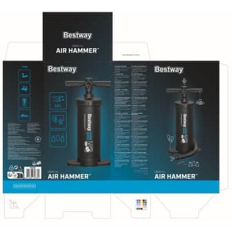 Pompe a air manuelle air hammer 2800 ml - miniature 3