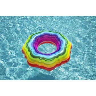 Bouee gonflable rainbow ribbon - miniature 3