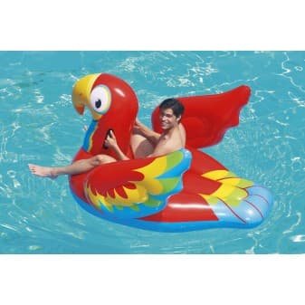 Bouee xxl chevauchable perroquet 203 × 132 cm - miniature 3