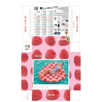 Matelas de piscine parfume a la framboise scentsational - miniature 4