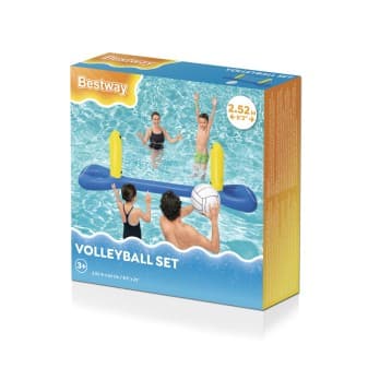 Filet flottant de volley ball gonflable avec ballon - miniature 2