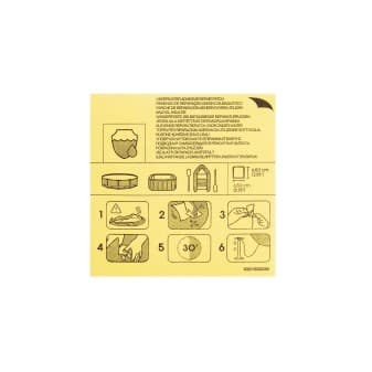 Lot de 10 rustines de reparation adhesives etanches - miniature 2