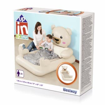 Lit gonflable enfant nounours up in over 188 × 102 × 89 cm - miniature 3