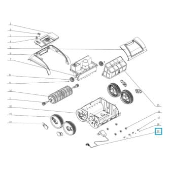 Chargeur pour robots de piscine Bestway thetys 58519 ruby 16908 - miniature 2