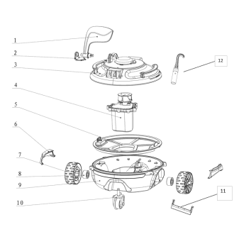 Fitre robot piscine Guppy