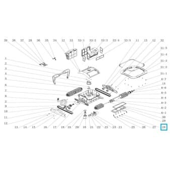 Raptor ecrou pour robot 58481 Bestway - miniature 3