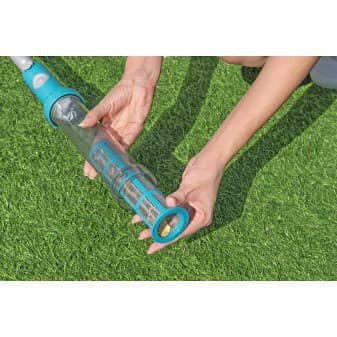 Kit entretien piscine avec aspirateur et epuisette aquasurge
