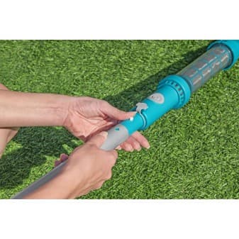 Kit entretien piscine avec aspirateur et epuisette aquasurge - miniature 2