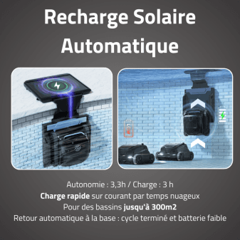 Robot piscine aqualys energie solaire 300m2 - miniature 2