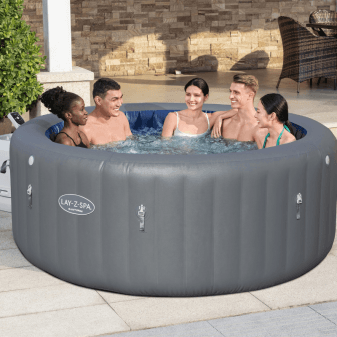 Spa gonflable rond lay z spa Santorini hydrojet Pro 5 7 personnes Bestway - miniature 3
