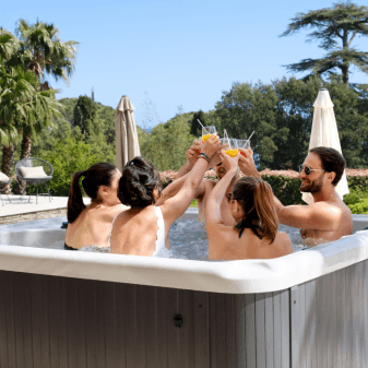 Spa acrylique rectangulaire 5 personnes 12 jets eau 14 jets air - miniature 3