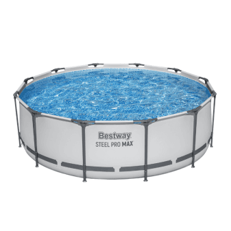 Piscine hors-sol tubulaire ronde Bestway Steel Pro 305x66 bleu - miniature 3