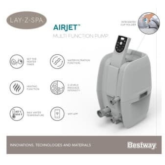 Pompe de filtration ultrafit pour lay z spa AirJet avec wifi - miniature 2