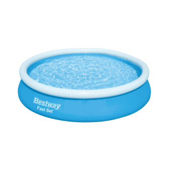 Piscine gonflable ronde Bestway Fast Set 244x61 décor prairie - miniature 4