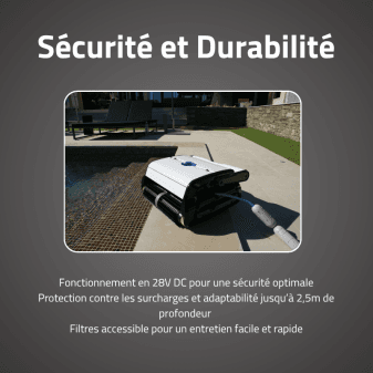 Robot piscine clean pool fond parois 32m2 - miniature 4