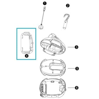 Poignee pour robot aquatronix g150 58880 - miniature 2