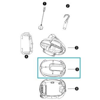 Couvercle de filtre pour robot aquatronix g150 58880 - miniature 2