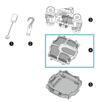 Couvercle de filtre pour robot aquatronix g200 58765 - miniature 2