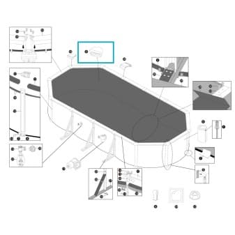 Liner pour piscine ronde hydrium 732 × 366 × 132 cm m - miniature 2