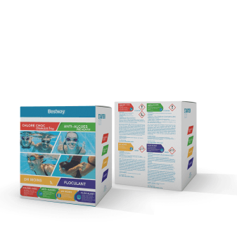 Kit chimie piscine Bestway starter chlore choc