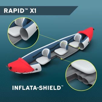 Kayak gonflable hydro force rapid x1 290cm - miniature 4