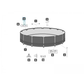 Pin pour piscines Power Steel Bestway 56993 5614v - miniature 3