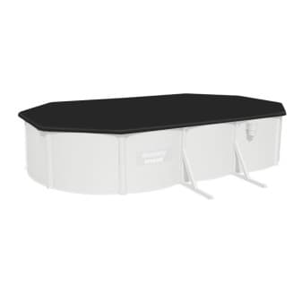 Bâche pour piscine hydrium Bestway 610 × 360 × 120 cm ovale noire - miniature 2