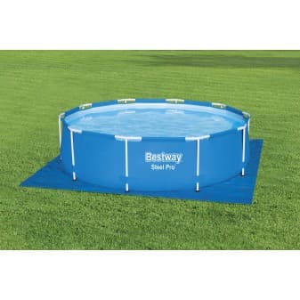 Tapis de sol carré pour piscine hors-sol et spa gonflable de 335 cm - miniature 2