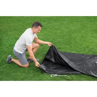 Bâche 4 saisons 555 cm pour piscine hors-sol ronde diametre 549 cm 58039