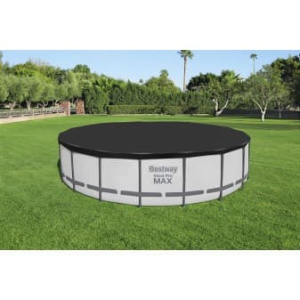 Bâche 4 saisons 555 cm pour piscine hors-sol ronde diametre 549 cm 58039 - miniature 4