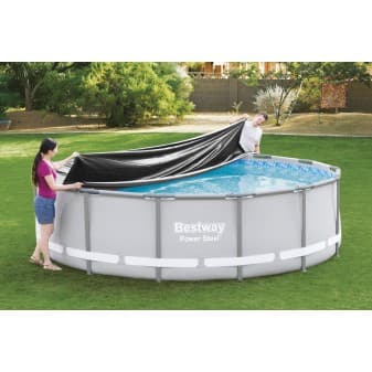 Bâche 4 saisons pour piscine hors-sol ronde diametre 427 cm 58248 - miniature 2