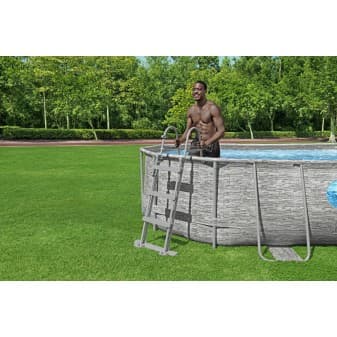 Echelle de securite 2 × 3 cm marches pour piscine hauteur 107 cm 58330 - miniature 4